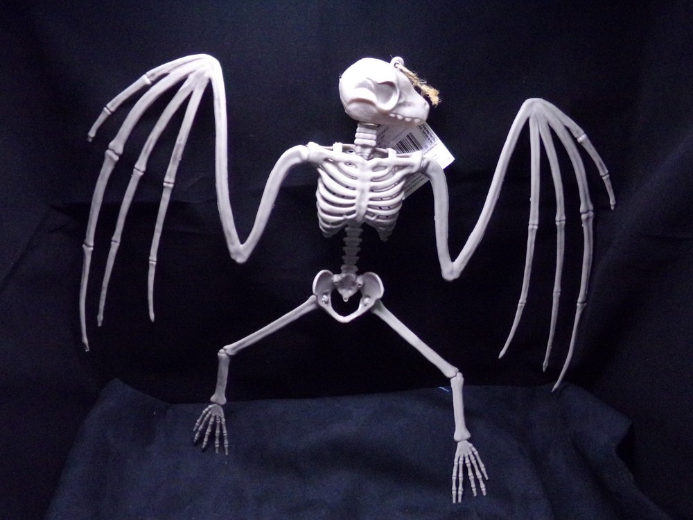 FORUM 12" BAT SKELETON FIGURE PROP ACCESSORY 79283 w/ MOVEABLE LIMBS