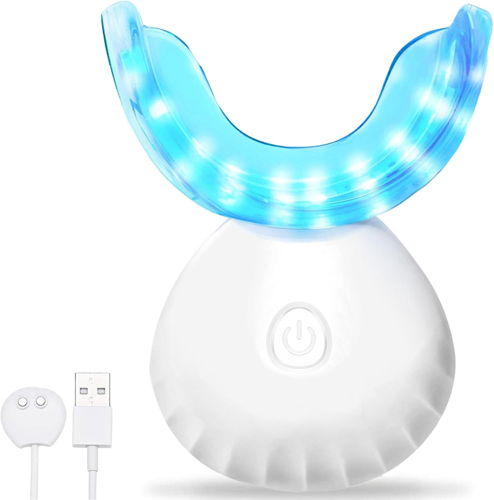 Teeth Whitening Light,10X More Powerful Blue Led Light Connected with USB, Non-B