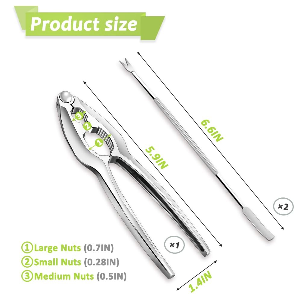 Stainless Steel Lobster Cracker and Pick Tools Set