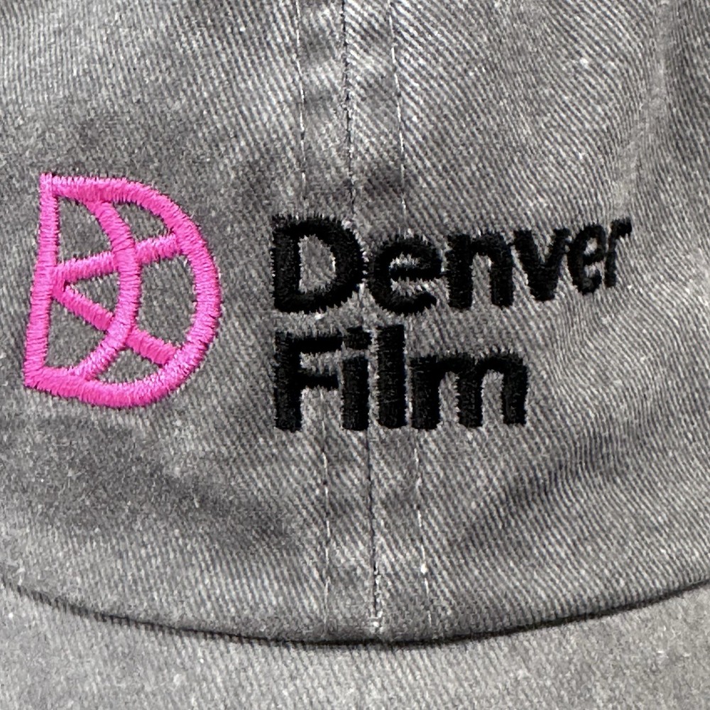 Denver Film Hat Strap Back Metal Clasp Grey