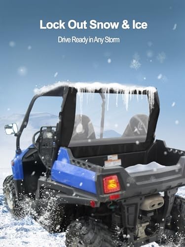 UTV Rear Soft PVC Windshield Fits Hisun/Bennche/Massimo 250 Models | Durable