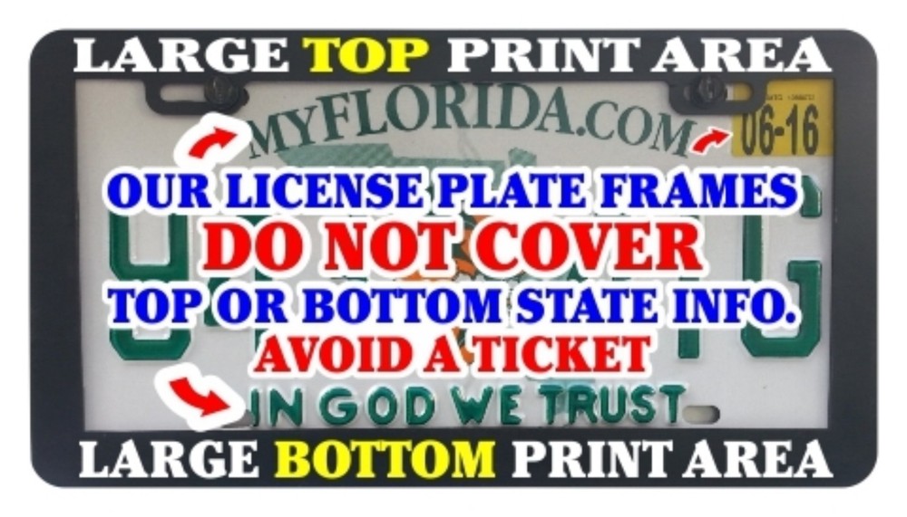 Ford Racing assorted license plate frame holder tag