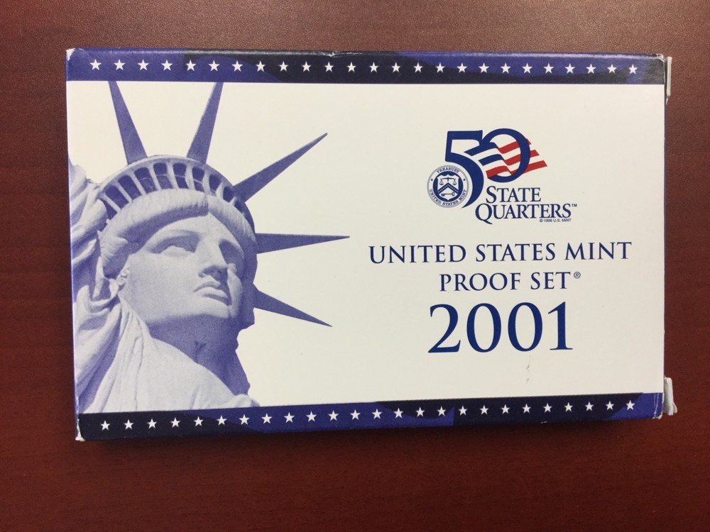 2001 Mint Proof Set with box