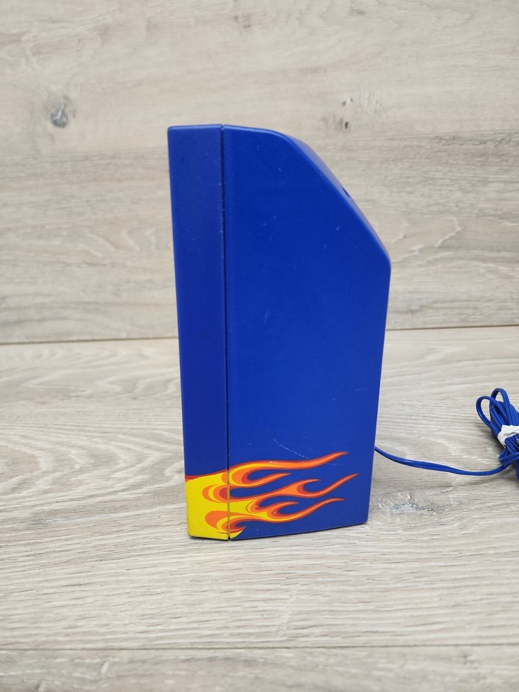 Vintage Hot Wheels Computer PC Speakers Blue Yellow Tested Working READ