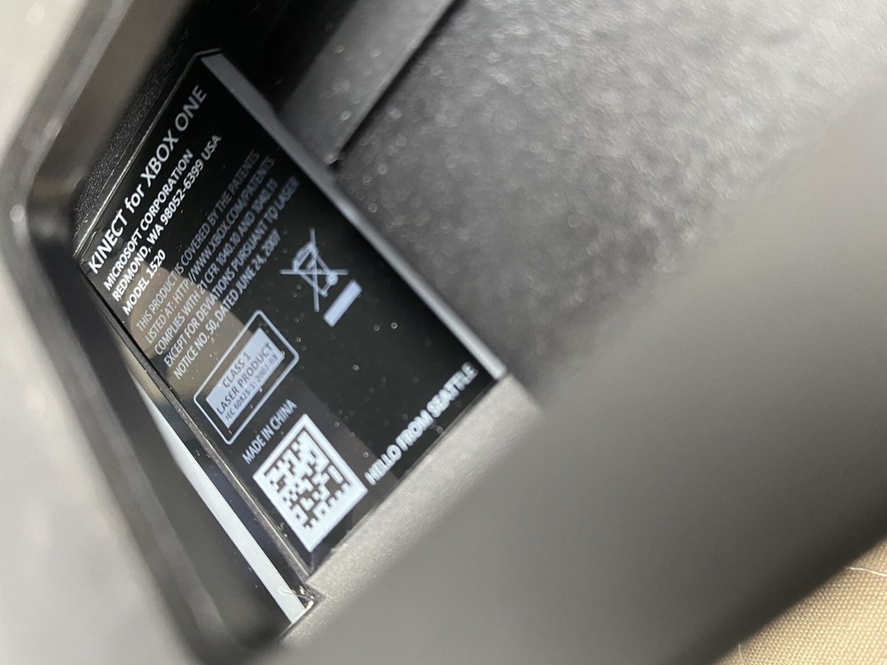 Microsoft Xbox One Kinect Sensor Black OEM Model 1520 Motion