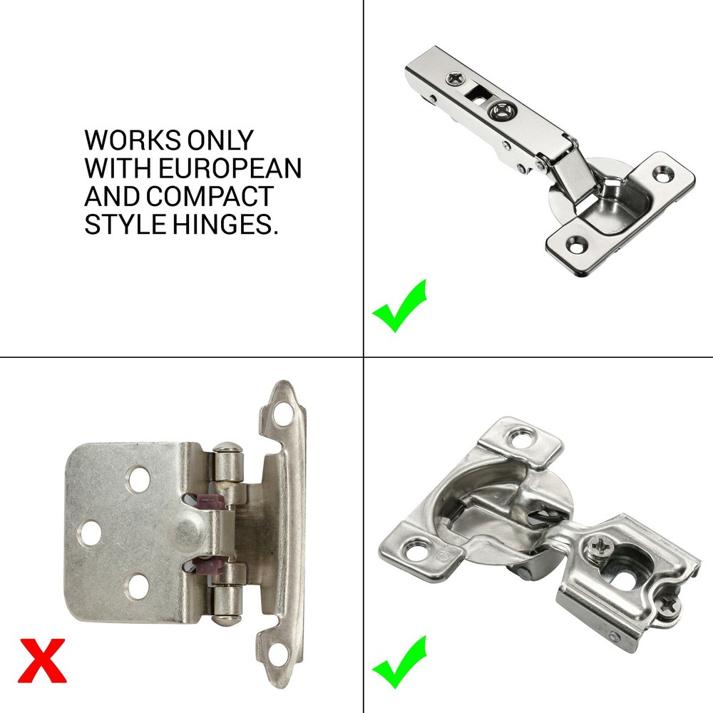 (10) Grass Unisoft Universal Soft-Close Adapter for Doors Cabinet Damper SCD103