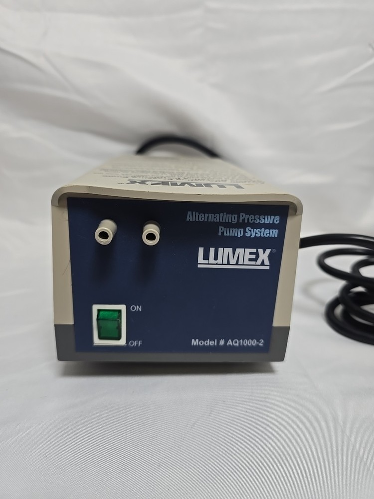 Lumex AQ1000-2 Alternating Pressure Pump System Tested Working Clean