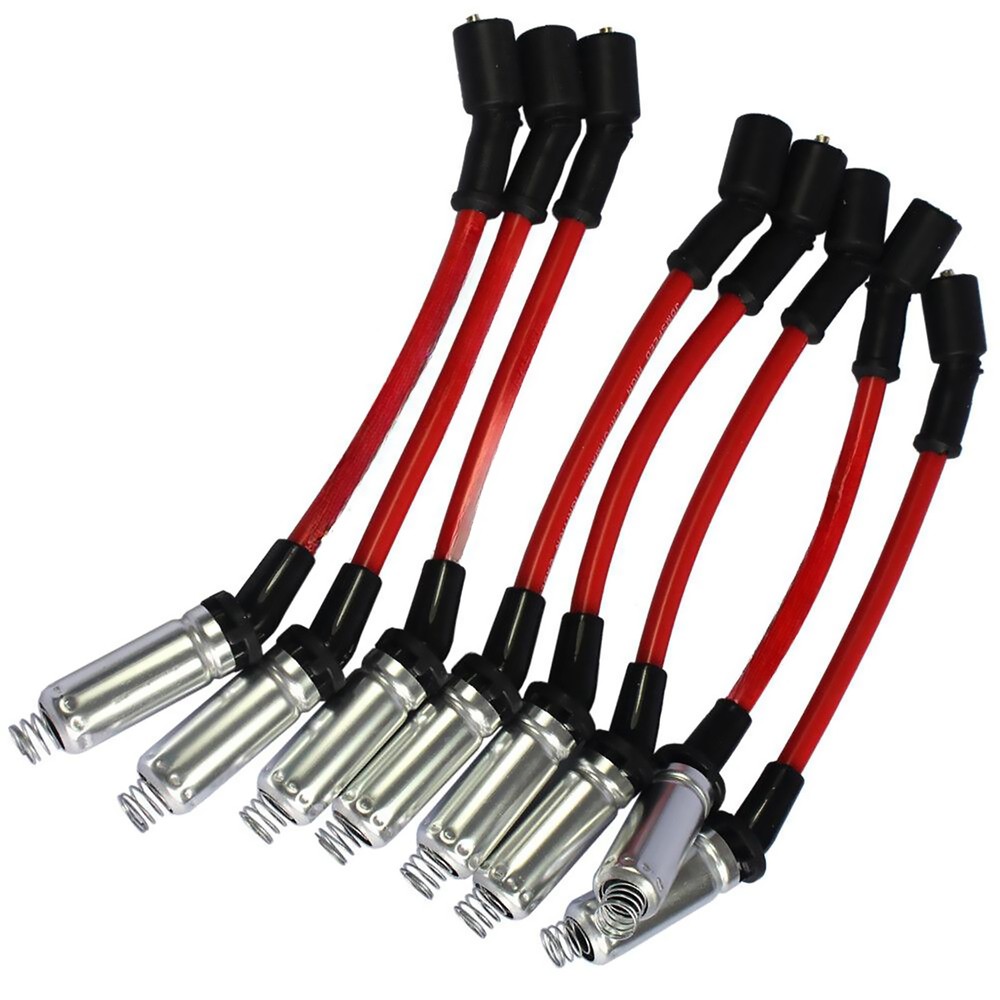 8PCS 30cm 48322R Spark Plug Ignition Wire Set For CHEVY For GM For BUICK
