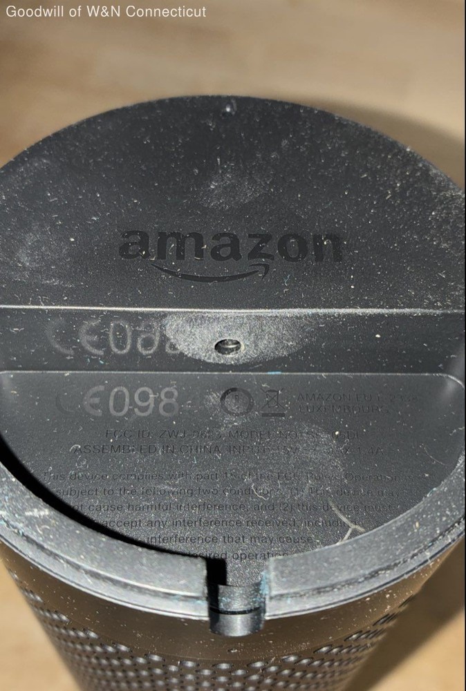 Amazon Echo 1st Generation Smart Speaker Black Alexa Voice Control Bluetooth