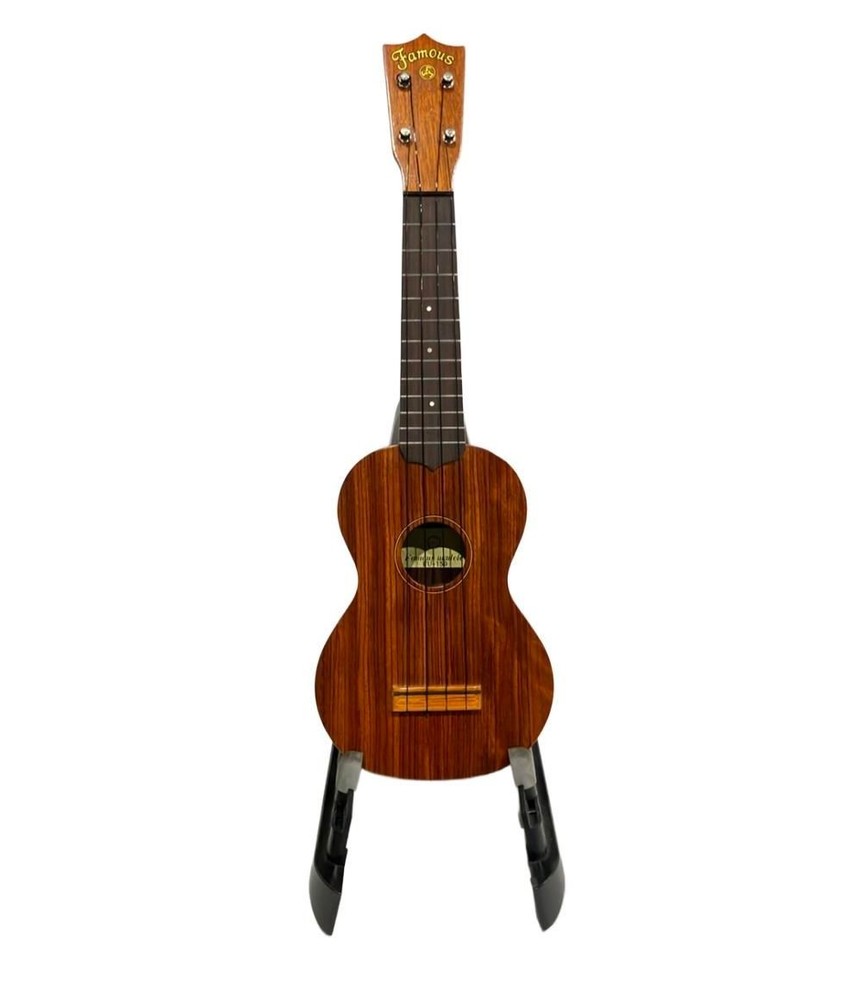 Famous Ukulele FU-150 Brown 4 String with Case