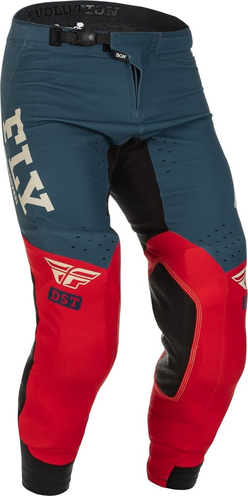 Fly Racing Evolution DST Men's Off-Road Motorcycle Pants - Red/Grey / 38