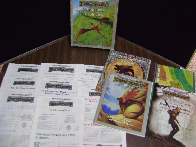 ELMINSTER'S ECOLOGIES Campaign Forgotten Realms Set Dungeons & Dragons (see info