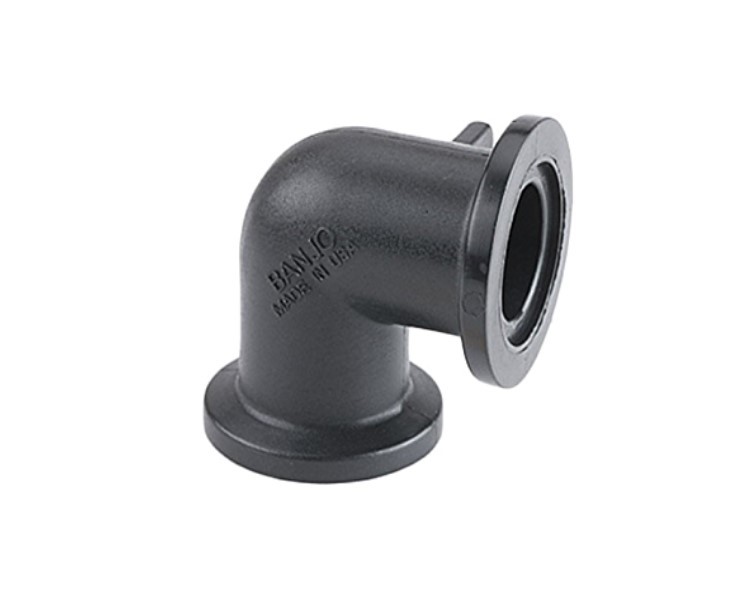 Banjo 1" x 1" Flanged Coupling 90° Adapter M100CPG90 Banjo