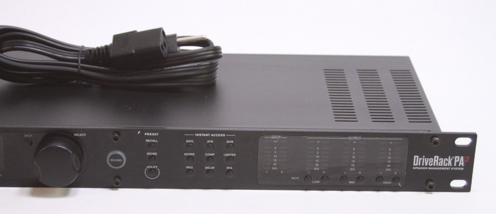 dbx DriveRack PA2 Complete Loudspeaker Management System Tested