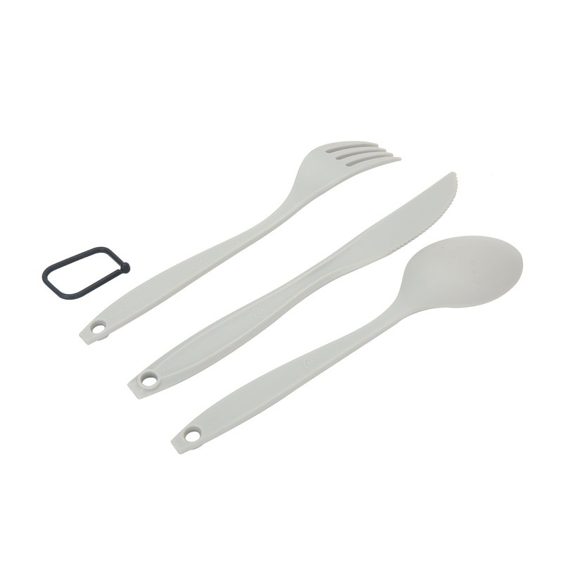 Camping Flatware Set 3 Piece Spoon Fork Knife Lightweight Durable Reusable New