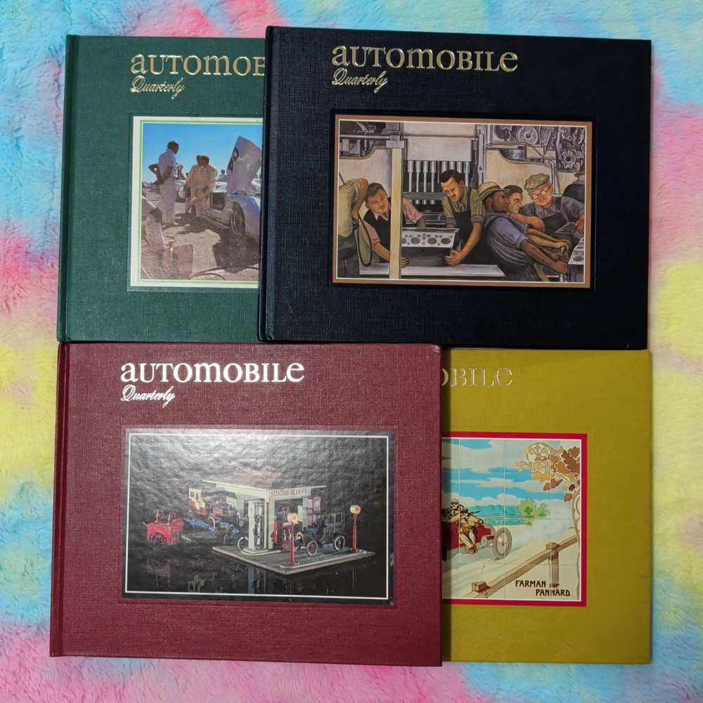 Automobile Quarterly 1985 Volume 23 Books Issues 1-4 Plus Inserts