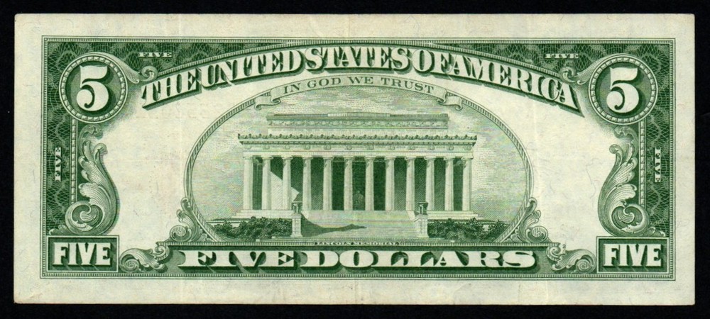 1963 $5 United States STAR NOTE!