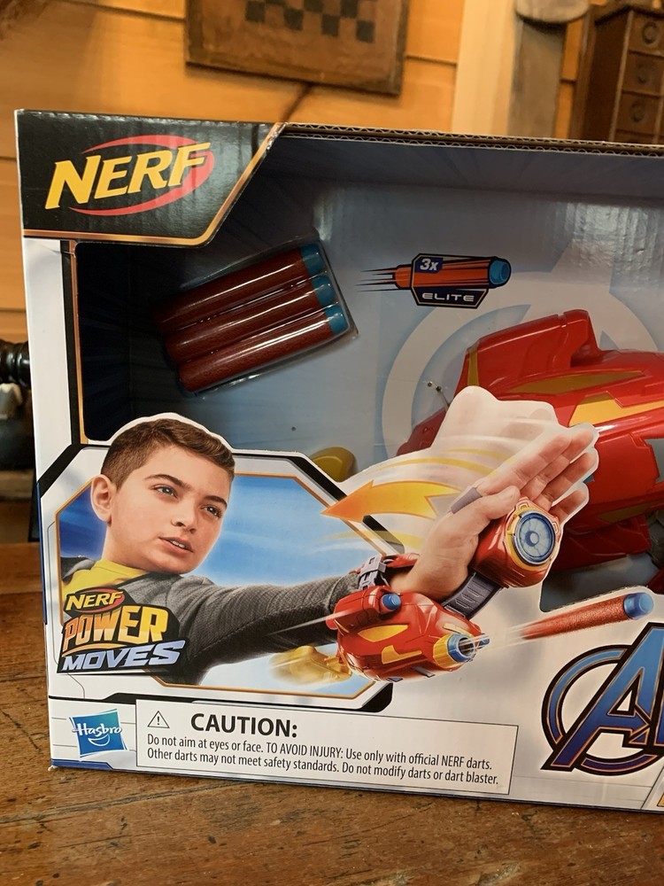 Nerf Power Moves Marvel Avengers Iron Man Repulsive Blast