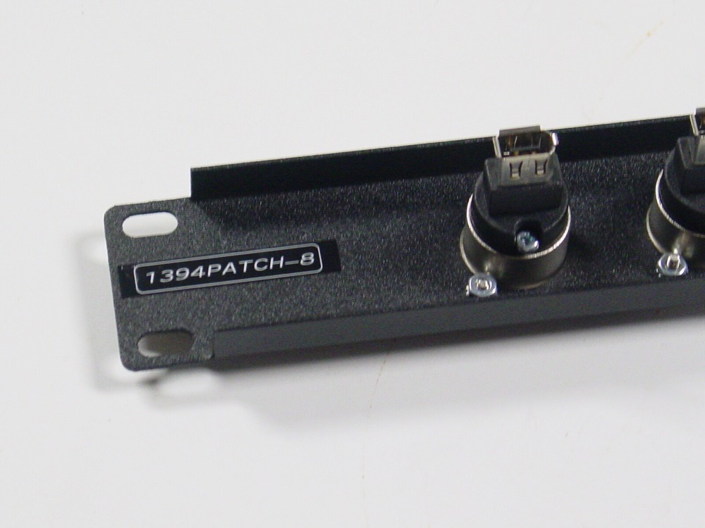 Tecnec 1394 Firewire video 8 input/output patch bay 1 rack unit