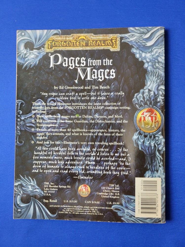 AD&D Pages From the Mages - Forgotten Realms