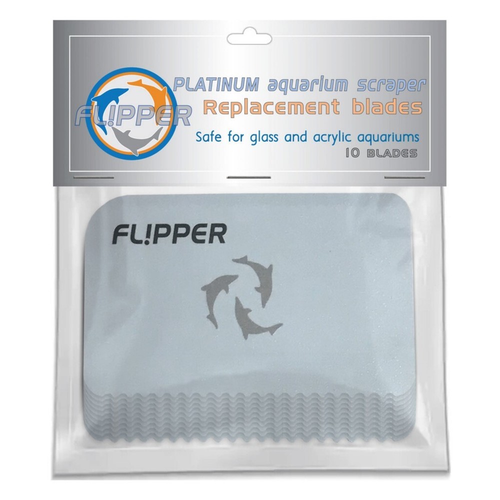 Flipper Platinum Scraper Plastic Replacement Blades (10-Pack)