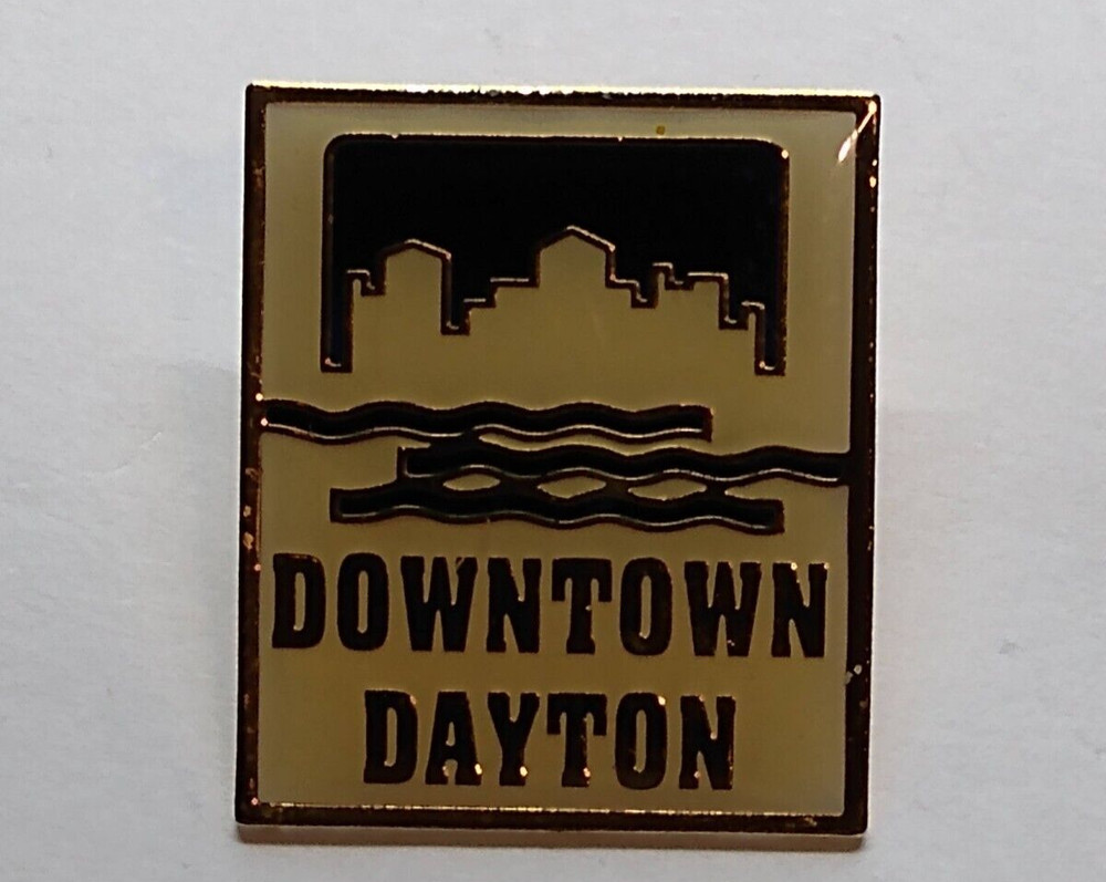 Downtown Dayton Souvenir Lapel Tack Pin