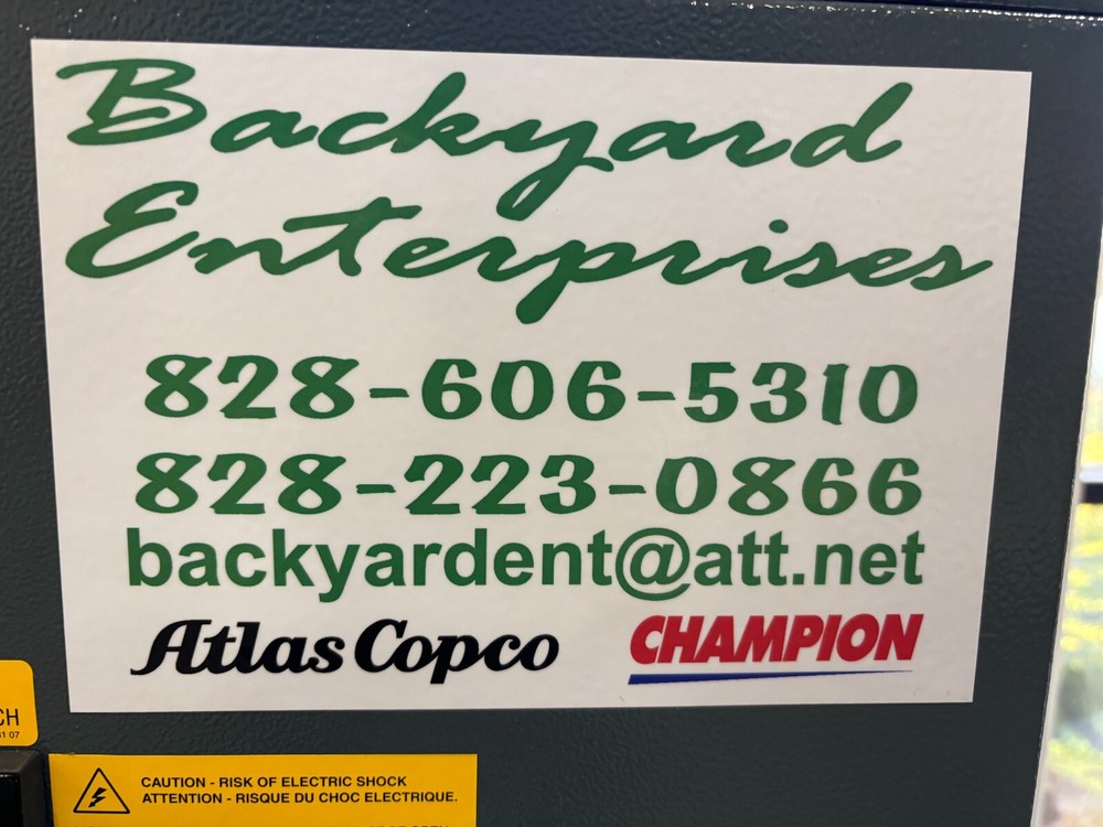 7.5 hp AtlasCopco G5FF rotary screw air compressor