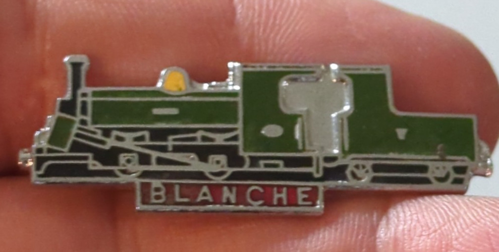 Blanche Train - Metal Lapel / Hat Pin