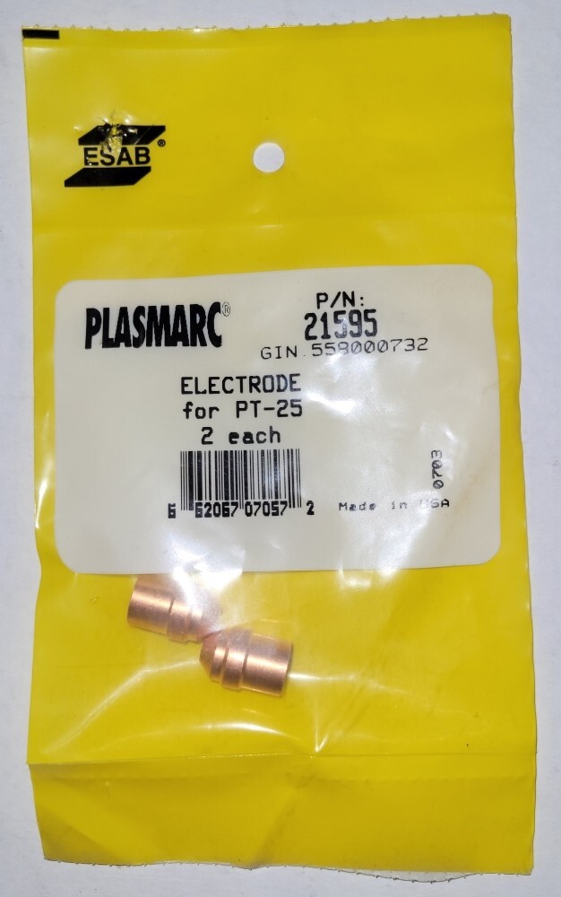 ESAB PLASMARC PT-25 ELECTRODES