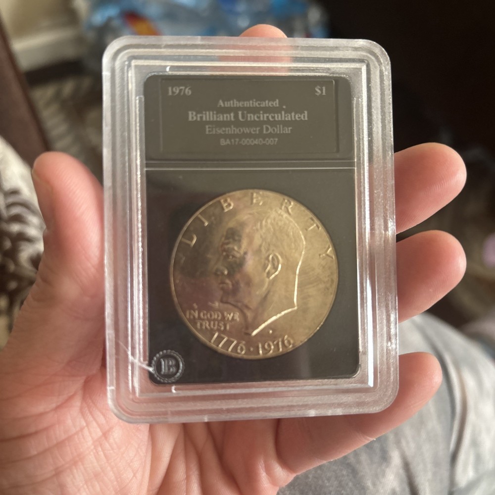 1976 brilliant uncirculated eisenhower dollar