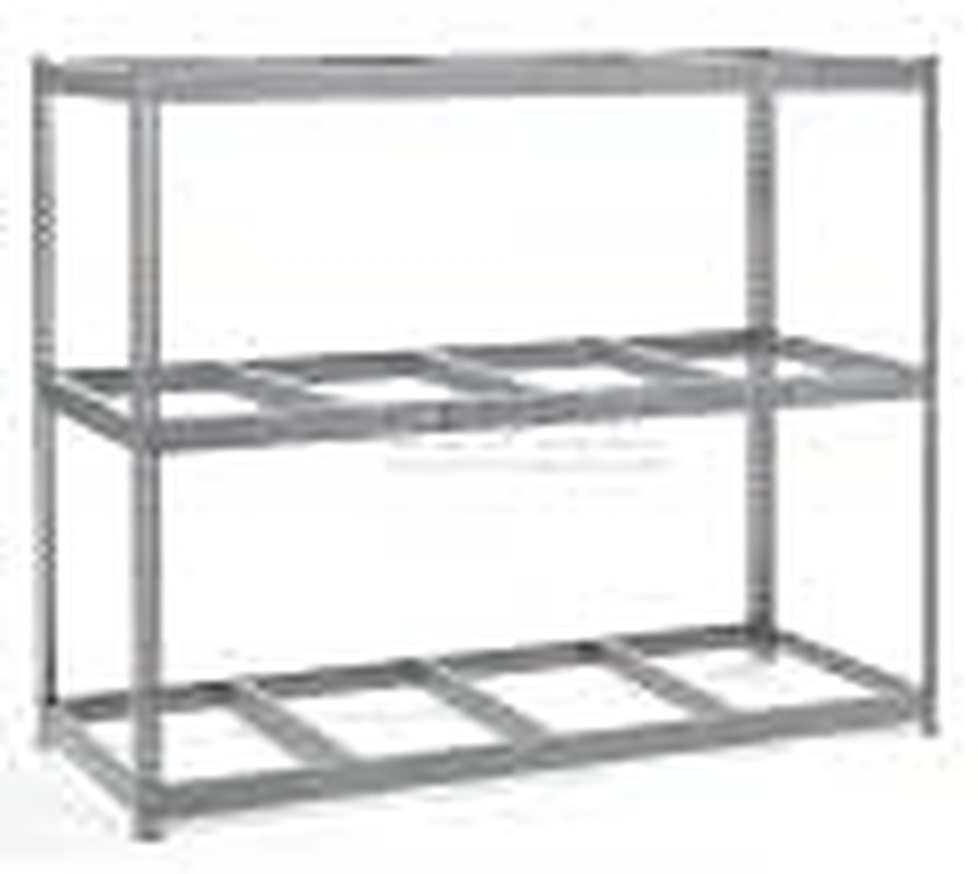 Wide Span Rack with 3 Shelves No Deck, 1100 Lb Capacity per L