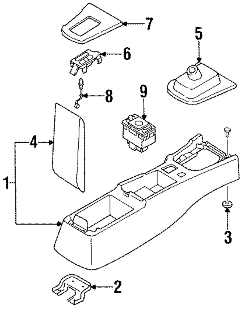 Genuine Nissan Shift Boot 96935-70F06