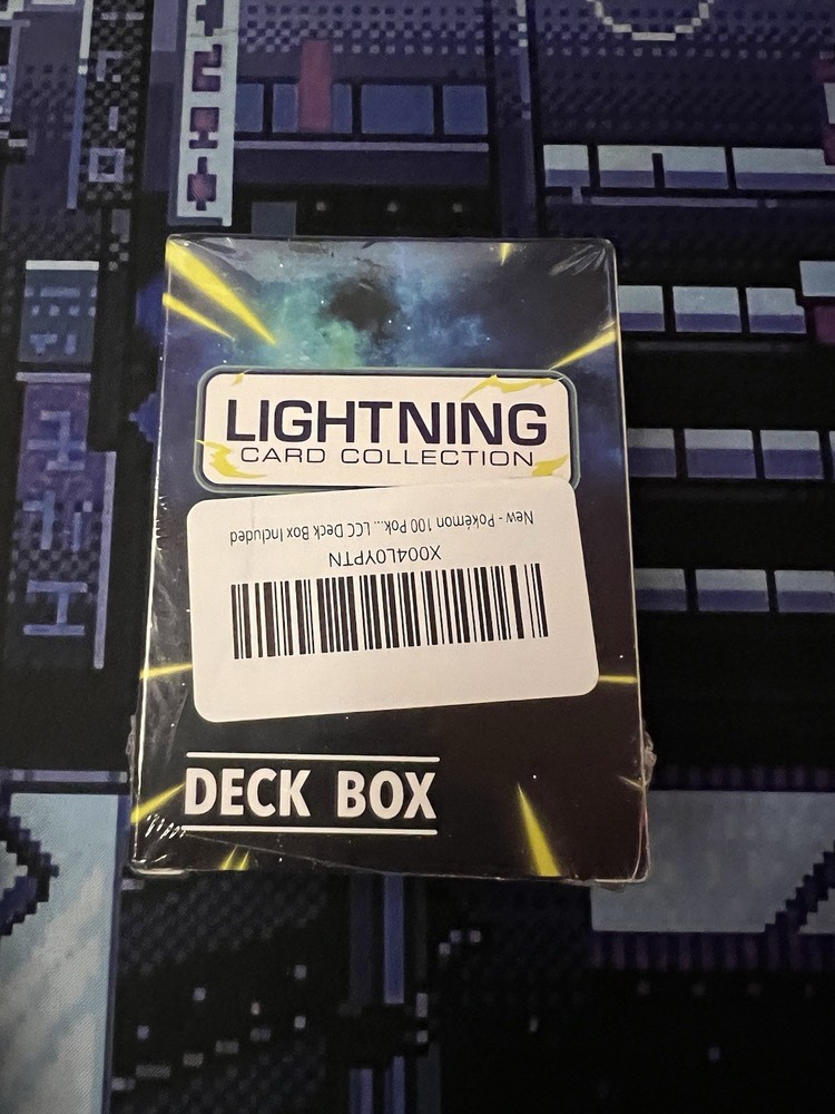 Pokémon Lightning Card Collection 100 Card Deck Box