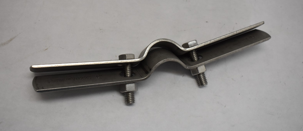 FNW Riser Clamp Stainless Steel Silver Pipe 1" 7022S