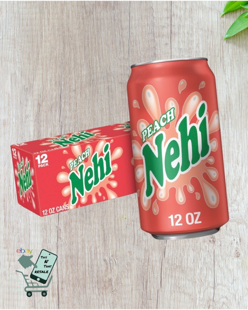 🍑Nehi Peach Soda (12 packs CANS) Exoticsoda 🍑