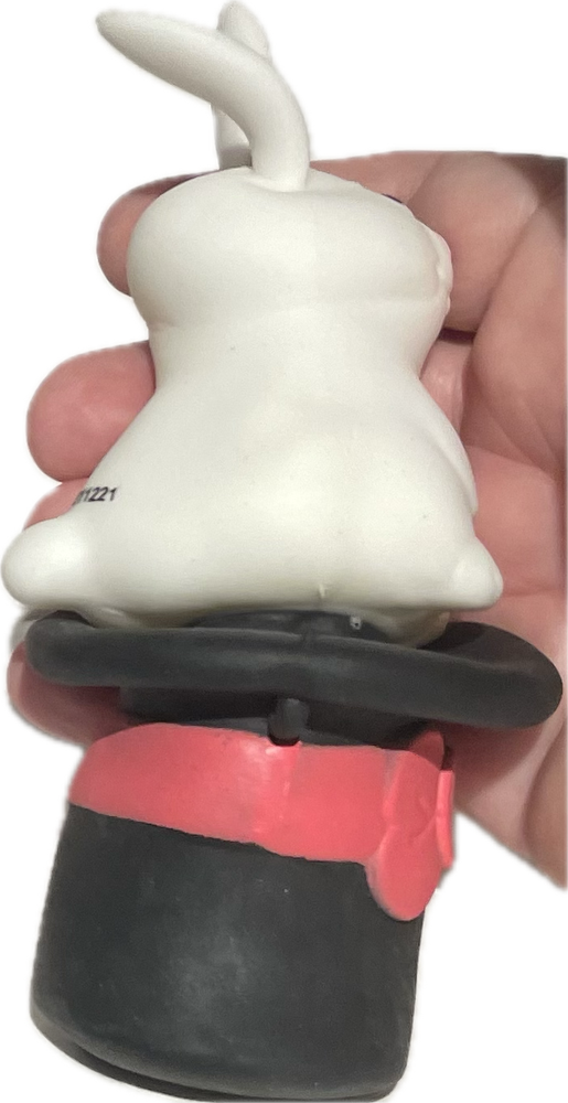 SQUISHY MAGIC TOP HAT TO RABBIT Toy Pull Bunny Joke Magician Trick Fidget Gift