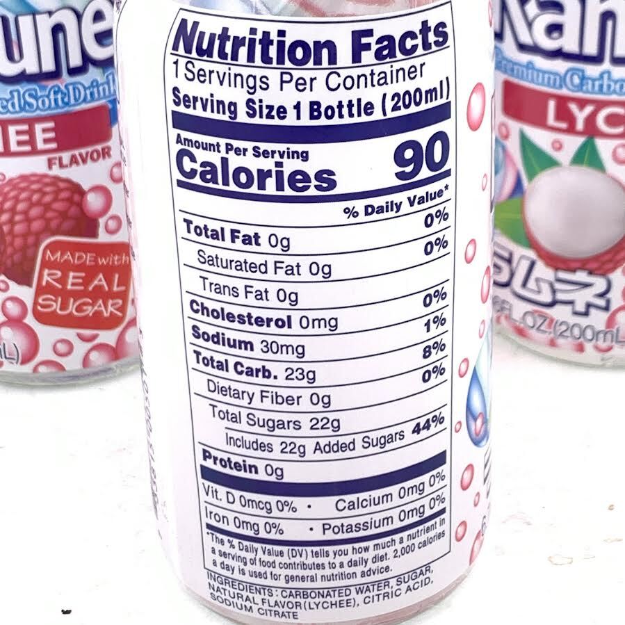 Sangaria Ramune - Lychee Flavor 200mlX6bottle