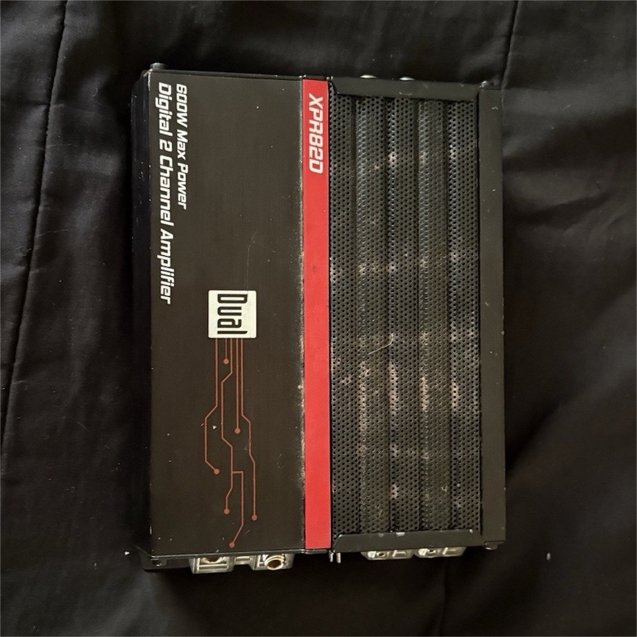 Dual Electronics XPR82D 600W RMS Power 2 Channel Car Audio Amplifier