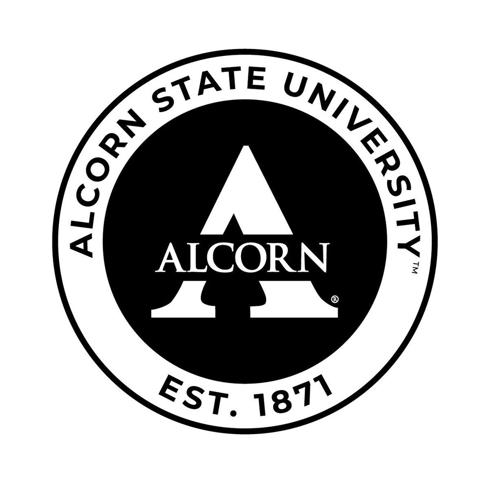 Alcorn State Braves Officially Licensed Black Vinyl Decal Sticker