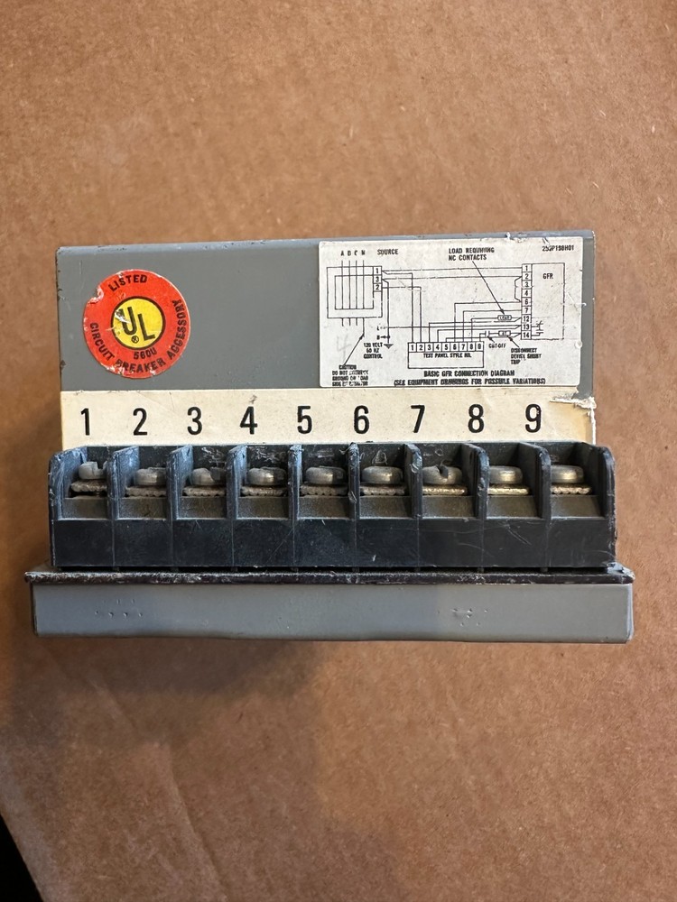 GFRTP Westinghouse GF Test Panel 1276C40G01 (broken reset - still functional)