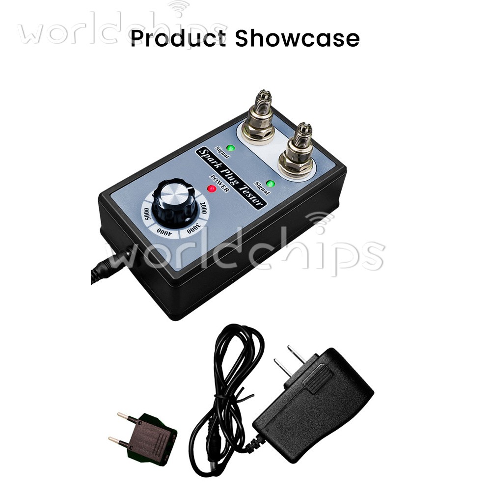12V Car Spark Plug Tester Dual Hole Diagnostic Ignition Analyzer Tester