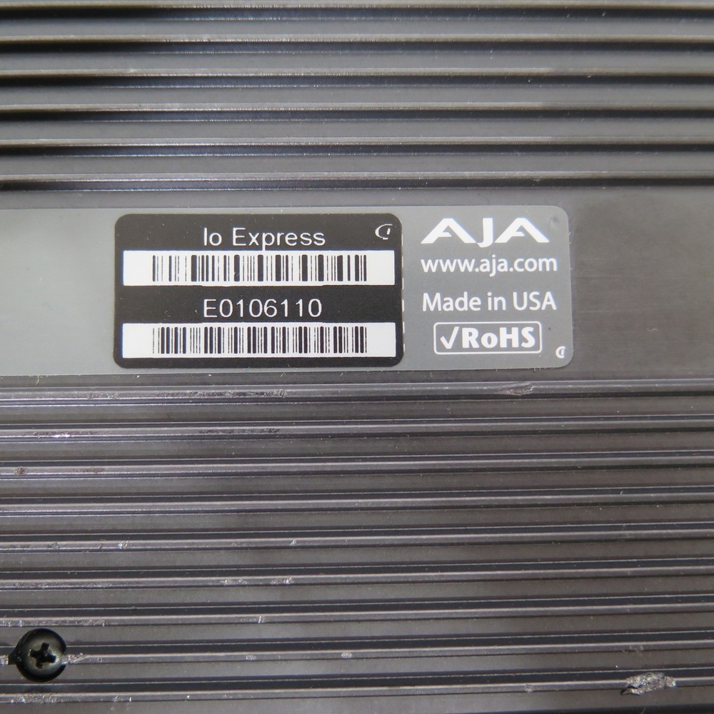R193591 AJA Video Systems iO Express System - Needs Power Adapter