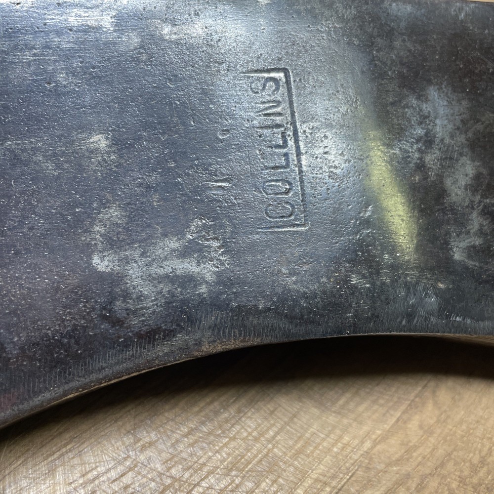 Vintage COLLINS Double Bit Axe Head 3 lbs. 1 oz.