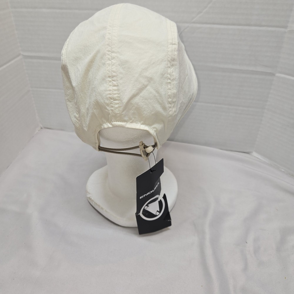 Endura Corner Cap Nwt White Lightweight Cycling Running Hat Adjustable Strapback