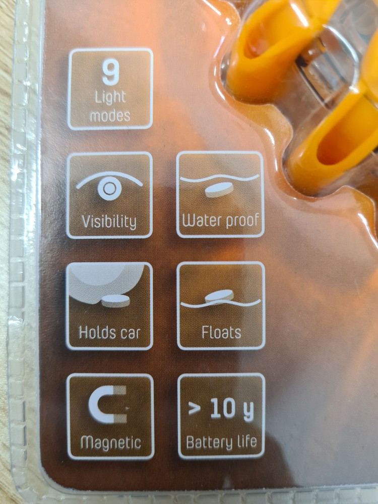 LED Magnetic Warning Light - 9 light modes