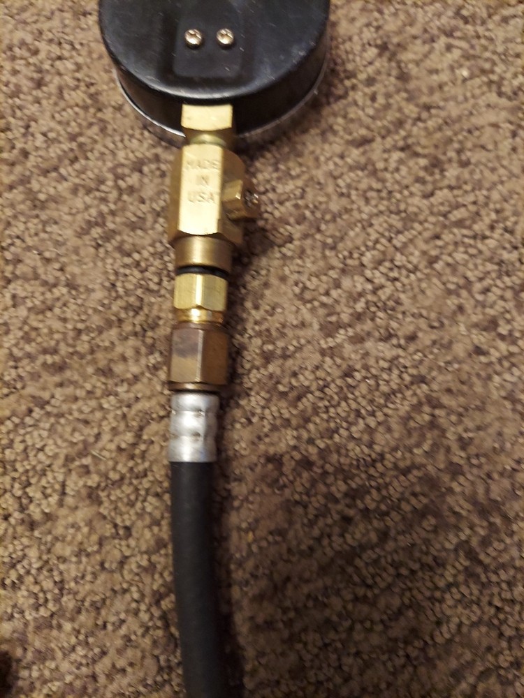 Vintage K-D Tools Compression Tester Gauge w/ Hose
