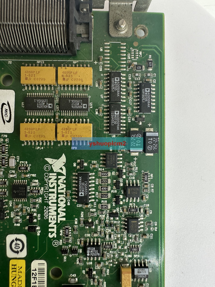 National Instruments NI PCI-6224 Analog Input Multifunction DAQ Test passed spot