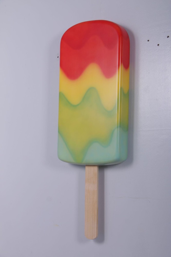 Hanging Rainbow Ice Cream Popsicle Over Sized Statue Restaurant Theme Prop Decor