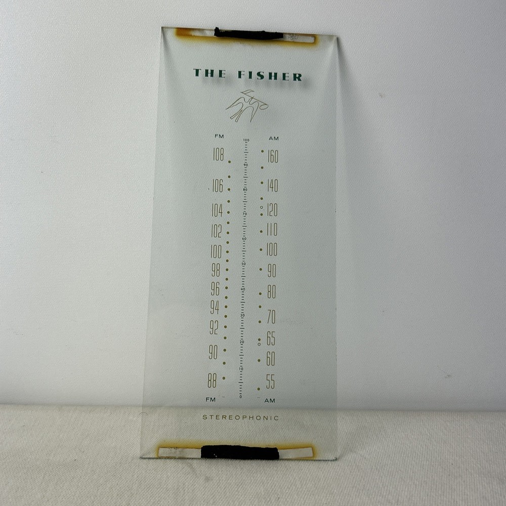 Fisher 280t Dial Glass Original Used
