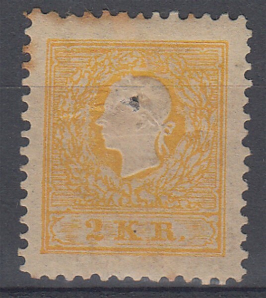 AUSTRIA 1858 2k YELLOW MINT (ID:H1543)